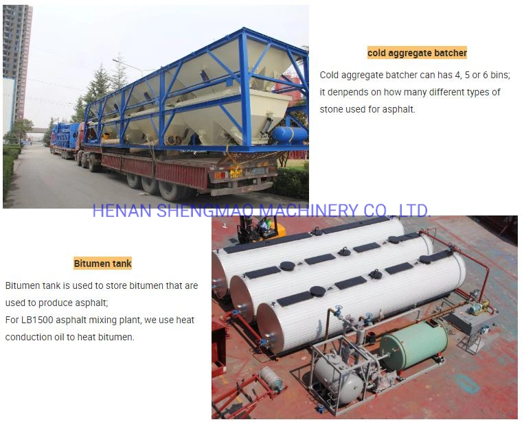 Construction Road Machinery Asphalt Mixing Batching Plant Burner Hot Mix